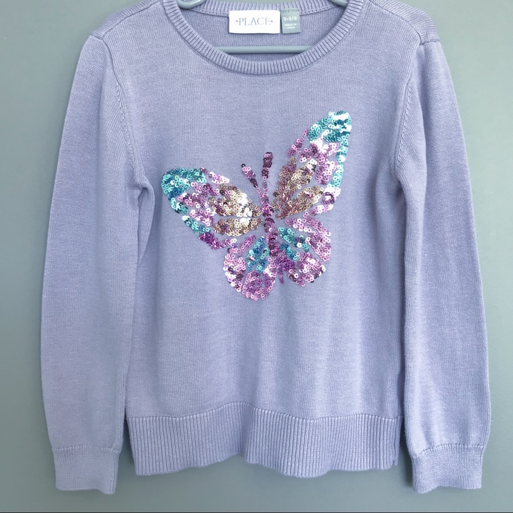 Children’s Place | Butterfly Sweater | Size S 5/6